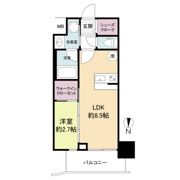 セレニテ江坂グランデの間取り画像