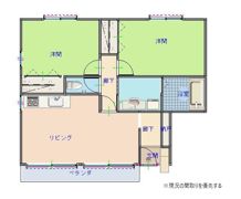 カラコレス西谷の間取り画像