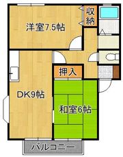 アザレア藤原A・B棟の間取り画像