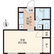 コーポ平井の間取り画像