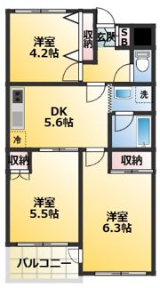 第二宝マンションの間取り画像