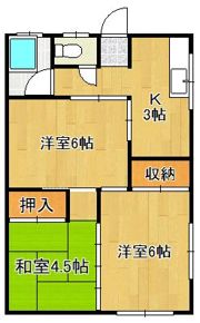 アメジスト黒住の間取り画像