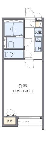 クレイノトウィンクルDの間取り画像