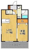 ラフィーネ金田の間取り画像