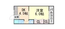 ハイツサンフラワー 外国籍可の間取り画像