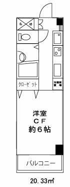 ドミール花小金井の間取り画像