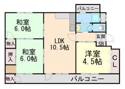 山御影マンションA棟の間取り画像