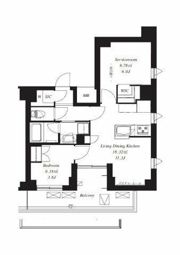 フレンシア青葉台の間取り画像
