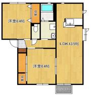 グローブ・たかのB棟の間取り画像