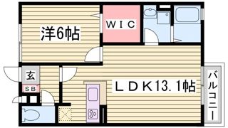 ガーデンコート車D棟の間取り画像