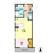 パインコート八幡の間取り画像