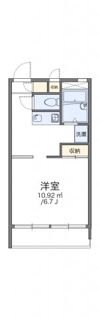 レオパレス要町Ⅱの間取り画像