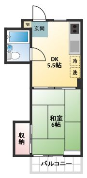 みずほマンションの間取り画像