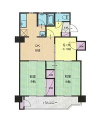 峰沢団地3号棟の間取り画像
