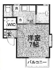 カームハウス本牧の間取り画像