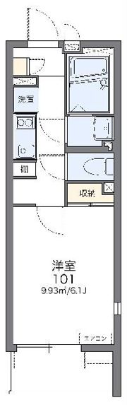 レオネクストグランピア根岸の間取り画像