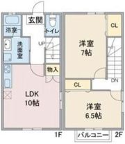 APT王塚の間取り画像