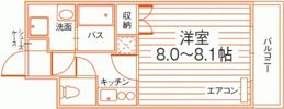 ルラシオン岡山奉還町の間取り画像