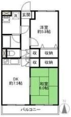 maisonUⅡの間取り画像