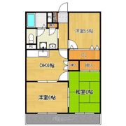 ロイヤルハイツ穴生の間取り画像