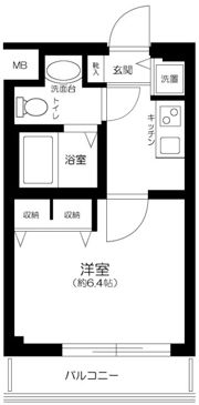 ユナイテッドグロー高田馬場の間取り画像