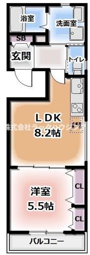 レユシール月出の間取り画像