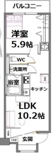 シティコート目黒3号棟の間取り画像