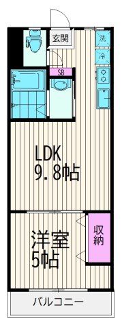 久が原シャトーの間取り画像