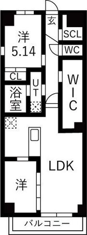 アーチレジデンス川名駅前の間取り画像