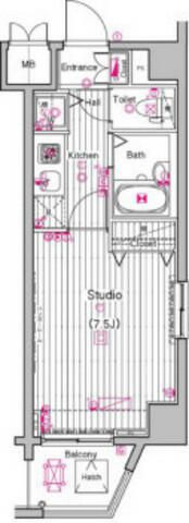 ガラ・ステージ南大塚（巣鴨駅）の間取り画像