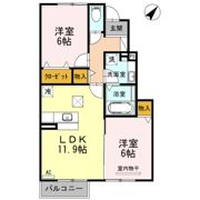 フルールの間取り画像