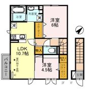 D-roomグランデの間取り画像
