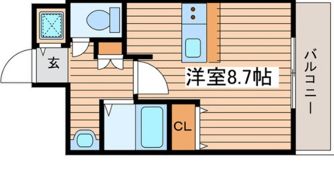 プレサンス泉セントマークの間取り画像