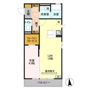 オルテシア Ⅱの間取り画像