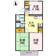 サンヒルズ西山Cの間取り画像