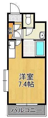 オリエンタル三萩野の間取り画像