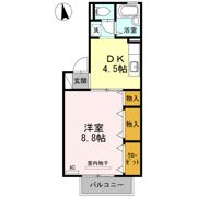 ドミール古川 A棟の間取り画像