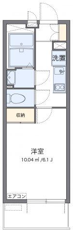 レオパレスガーデンハウス Wの間取り画像