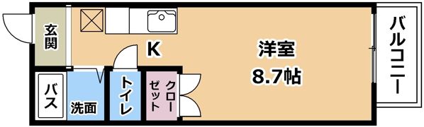 セーコーハイツの間取り画像