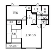 ハイセレール桜町の間取り画像