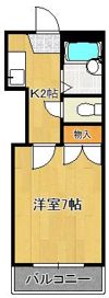 APARTMENT石坪の間取り画像