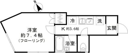 エスパス自由が丘の間取り画像