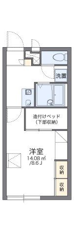 レオパレス横木の間取り画像