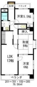 パウゼ藤ヶ丘の間取り画像