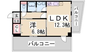 パルテール灘の間取り画像