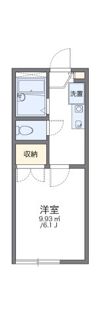 レオパレスグリーンヒルズ上水本町の間取り画像