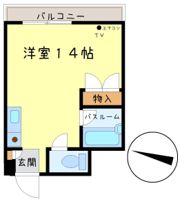 ANコーポの間取り画像