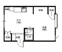 ツダヌママンションの間取り画像