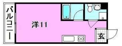 オックスフォードサーカス松山市駅1の間取り画像