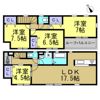 新舞子大草貸家の間取り画像